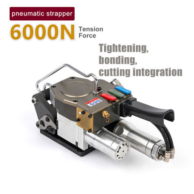 kaufen 6000N Gürtel Spannung Kraft Pneumatische 32mm PET Gürtel Werkzeuge Handheld Plastik Verpackungsmaschine mit Pneumatischen freien Schnalle online manufacture