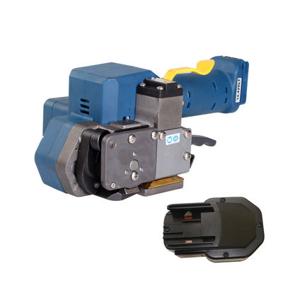 kaufen 10 mm - 16 mm Handbatterie-betriebenes Kunststoff-Strapping-Werkzeug Siegelloses drahtloses manuelles Paletten-Strapp online manufacture
