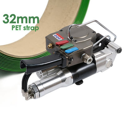 kaufen 6KN Spannung Pneumatisches Kunststoff-Strapping Tool PET-Gürtel Verpackung 25mm 32mm PET-Band online manufacture