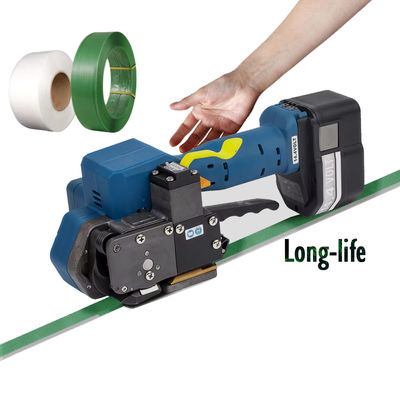 kaufen 12 - 19 mm Batteriebetriebene Kunststoff-Strapper-Werkzeug Manuelle Polypropylen-Strapper-Maschine online manufacture